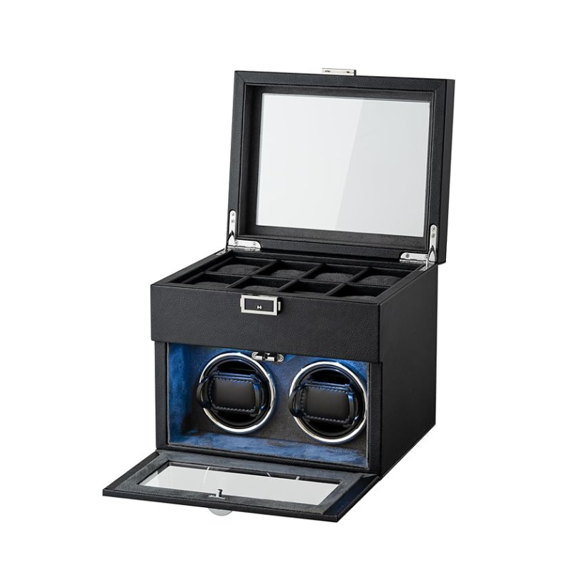Remontoir — Coffret Garde Temps — Maison Kidora · Vue du modèle et de ses compartiments
