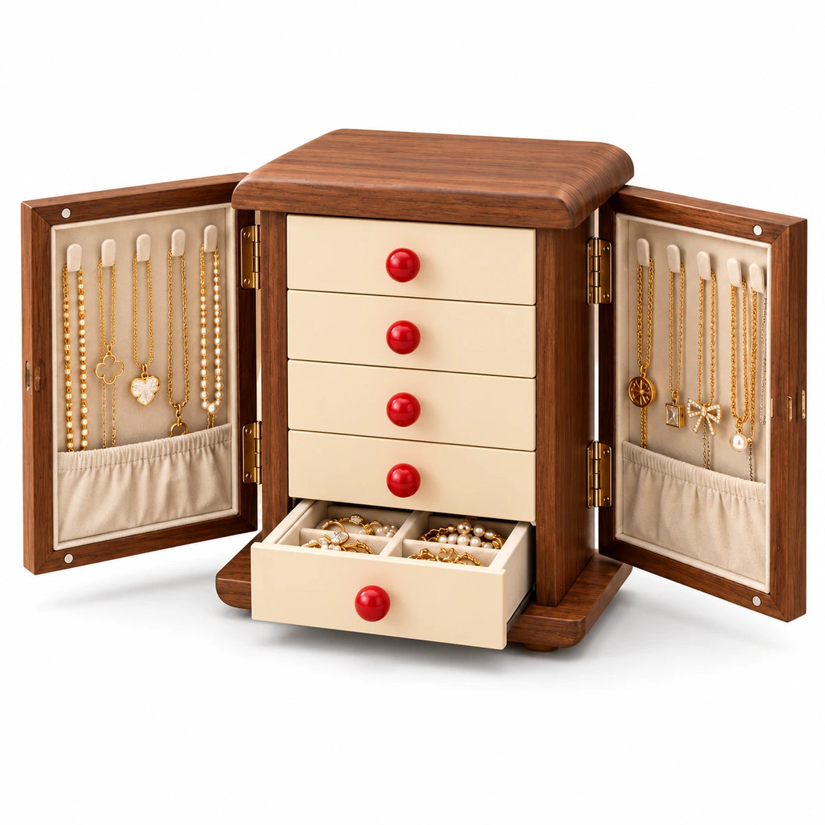 Boîte à Bijoux Régulatrice d'Humidité — Maison Kidora · Vue sur fond blanc