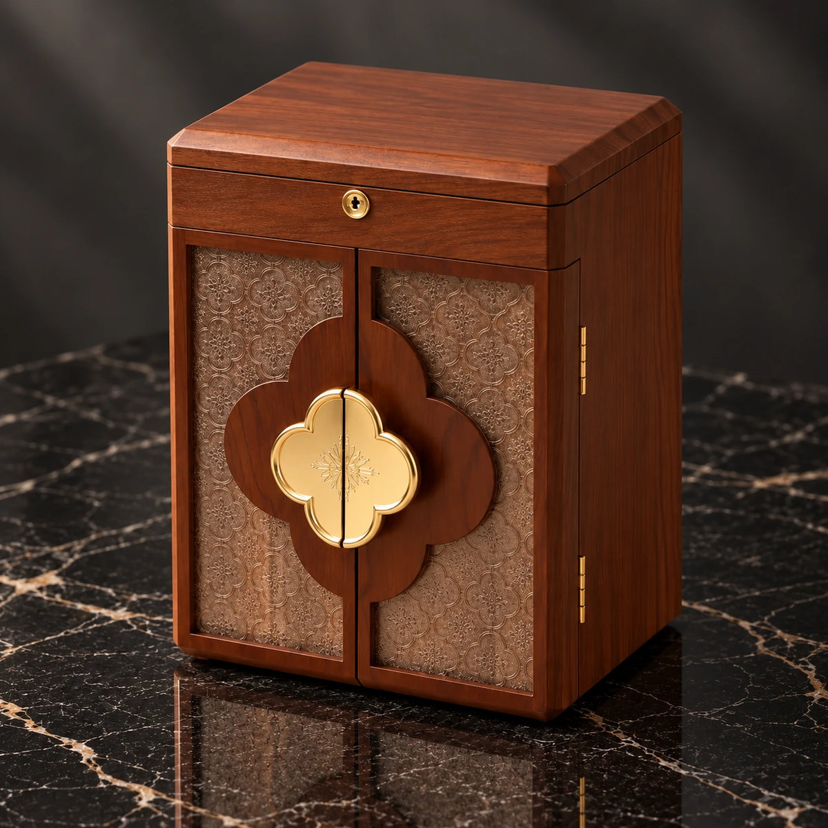Cabinet à Bijoux Bois – 6 Niveaux — Maison Kidora · Autre angle