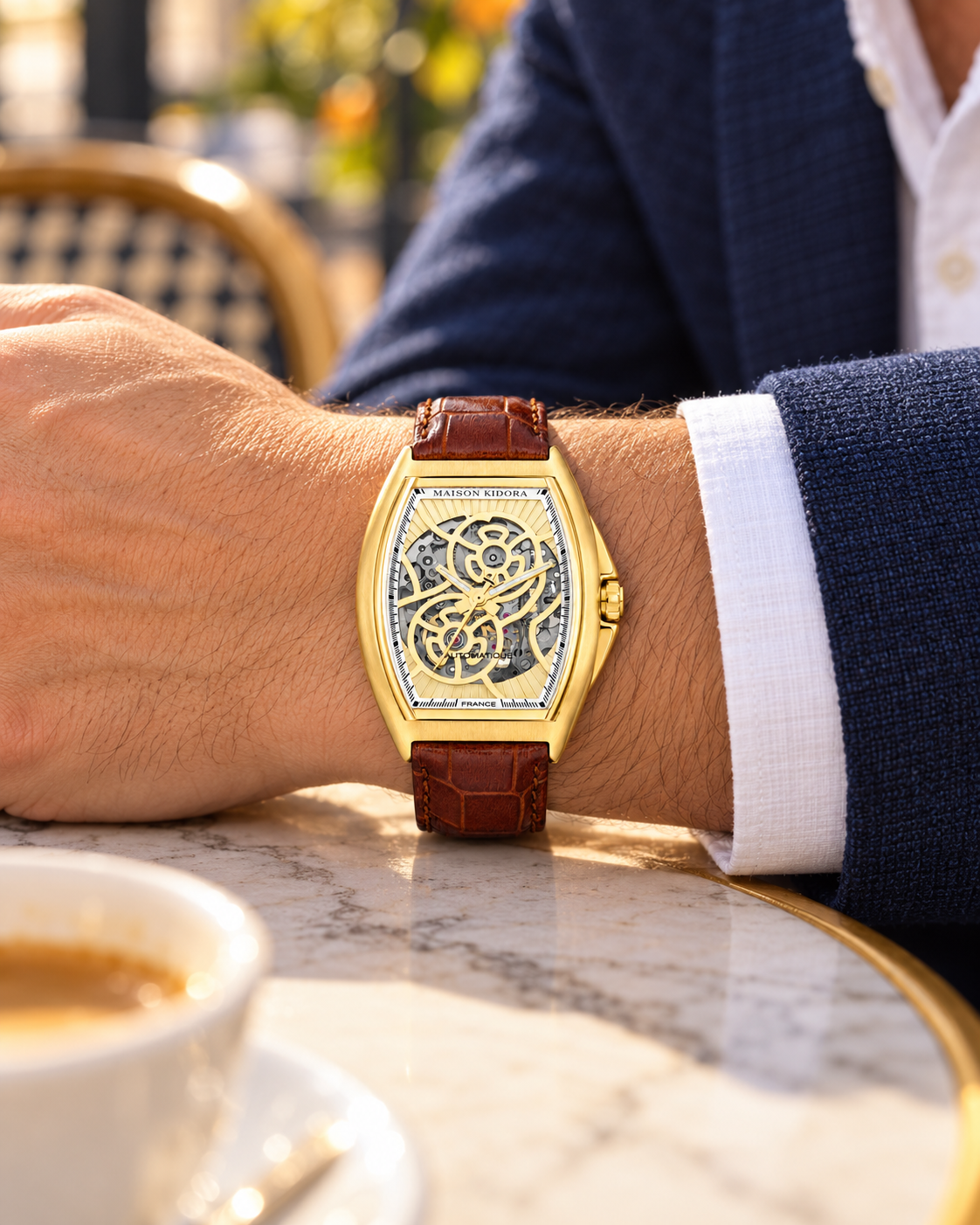 LE SINGULIER GOLD — Maison Kidora · Photo au poignet