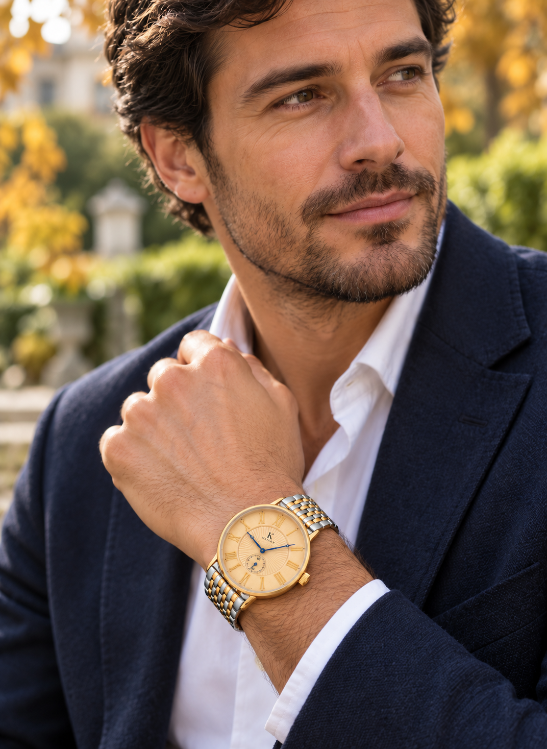 BARON CHAMPAGNE — Maison Kidora · Photo au poignet