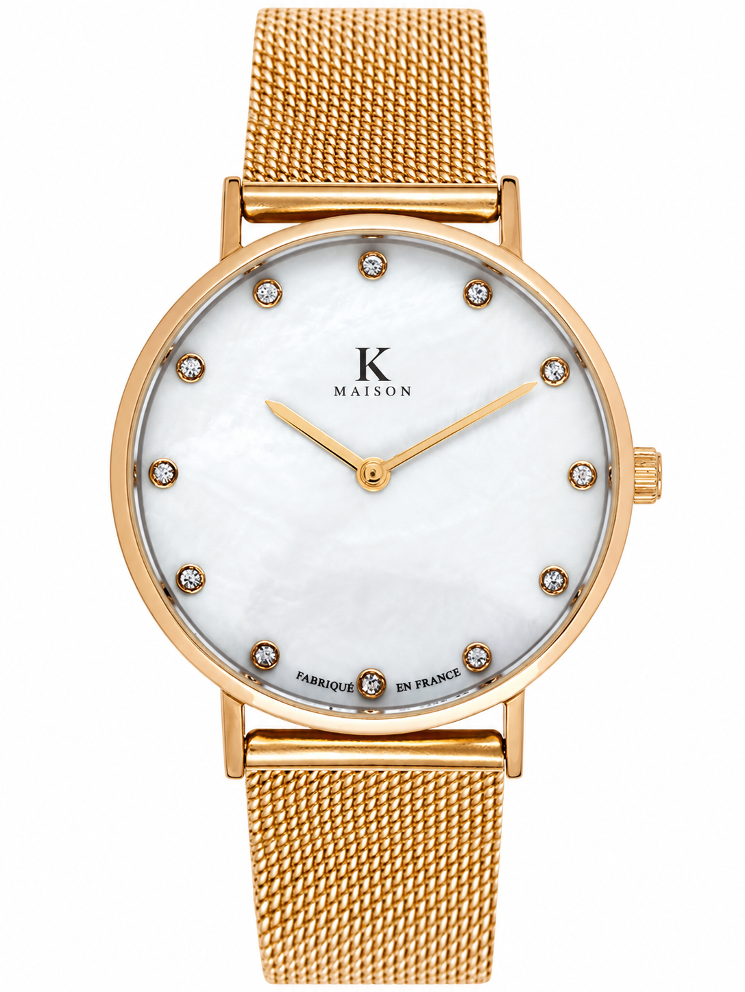 CHLOTILDE NACRE DORÉ — Maison Kidora · Vue sur fond blanc