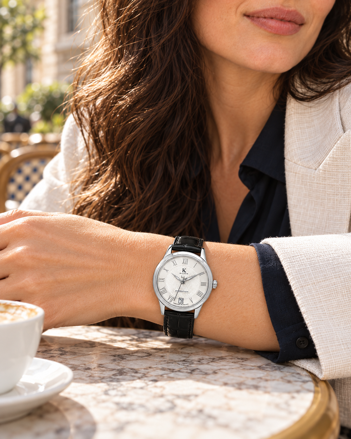 LA BOISSIERE SILVER — Maison Kidora · Photo au poignet