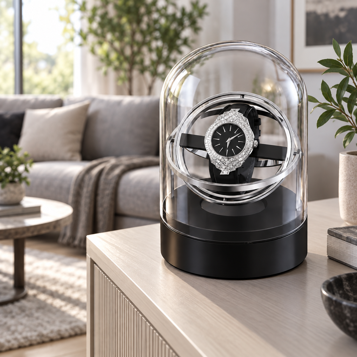 Remontoir gyroscopique pour montre automatique – Moonlight