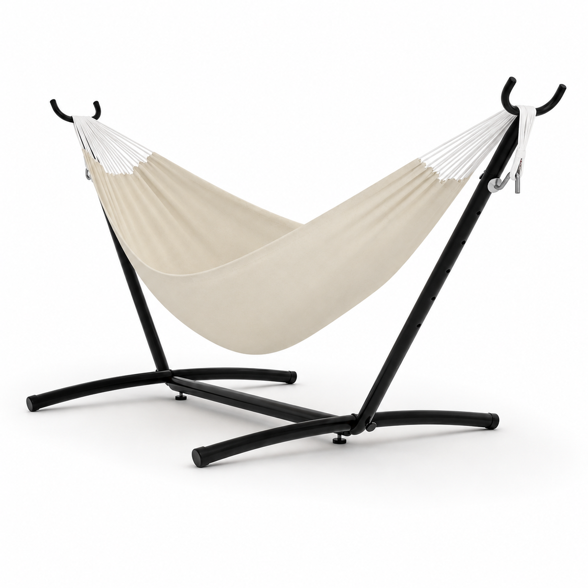 Hamac XXL Uni avec Structure – 1 Personne, Capacité 200 kg, Intérieur & Extérieur