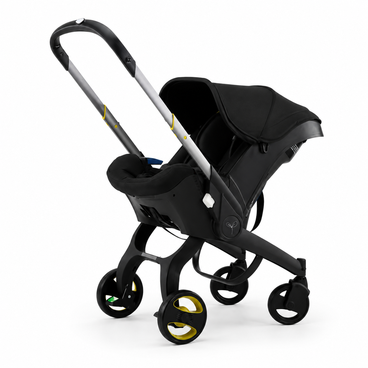 Poussette Bébé YazoGo Travel 4 en 1 avec Siège Auto Intégré — Compacte, Légère, Système de Voyage Complet