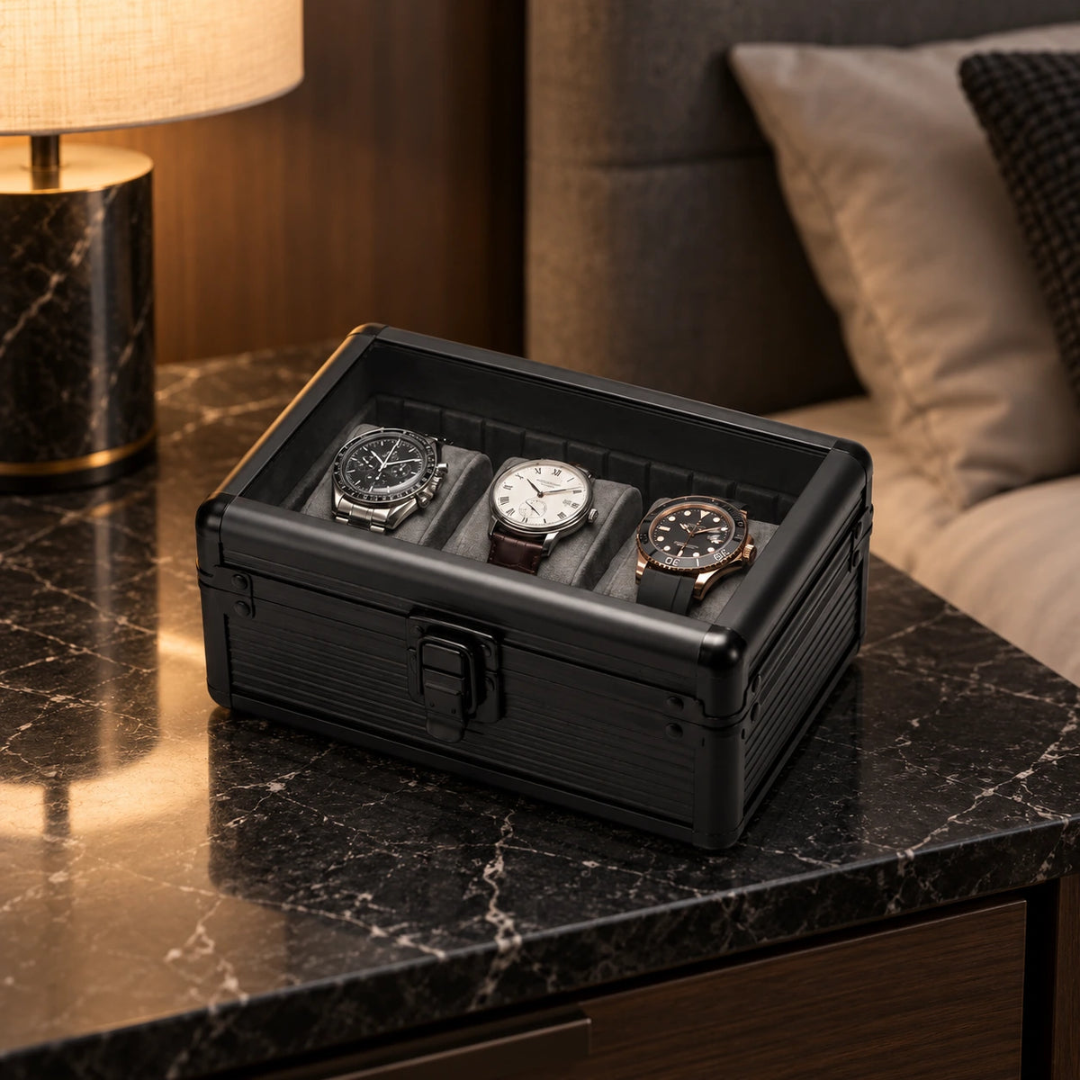 Boîte à montres — Elite 3 — Maison Kidora · Vue lifestyle