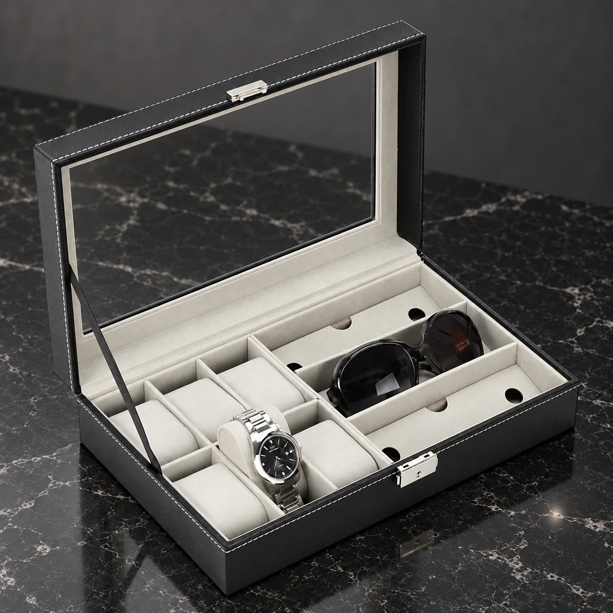 Boîte à Montres et Lunettes — Maison Kidora · Autre angle