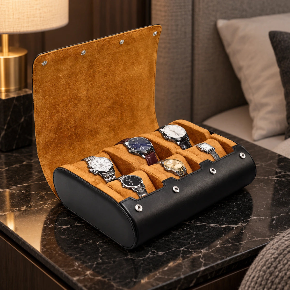 Étui à Montres — Miel Doré — Maison Kidora · Vue lifestyle