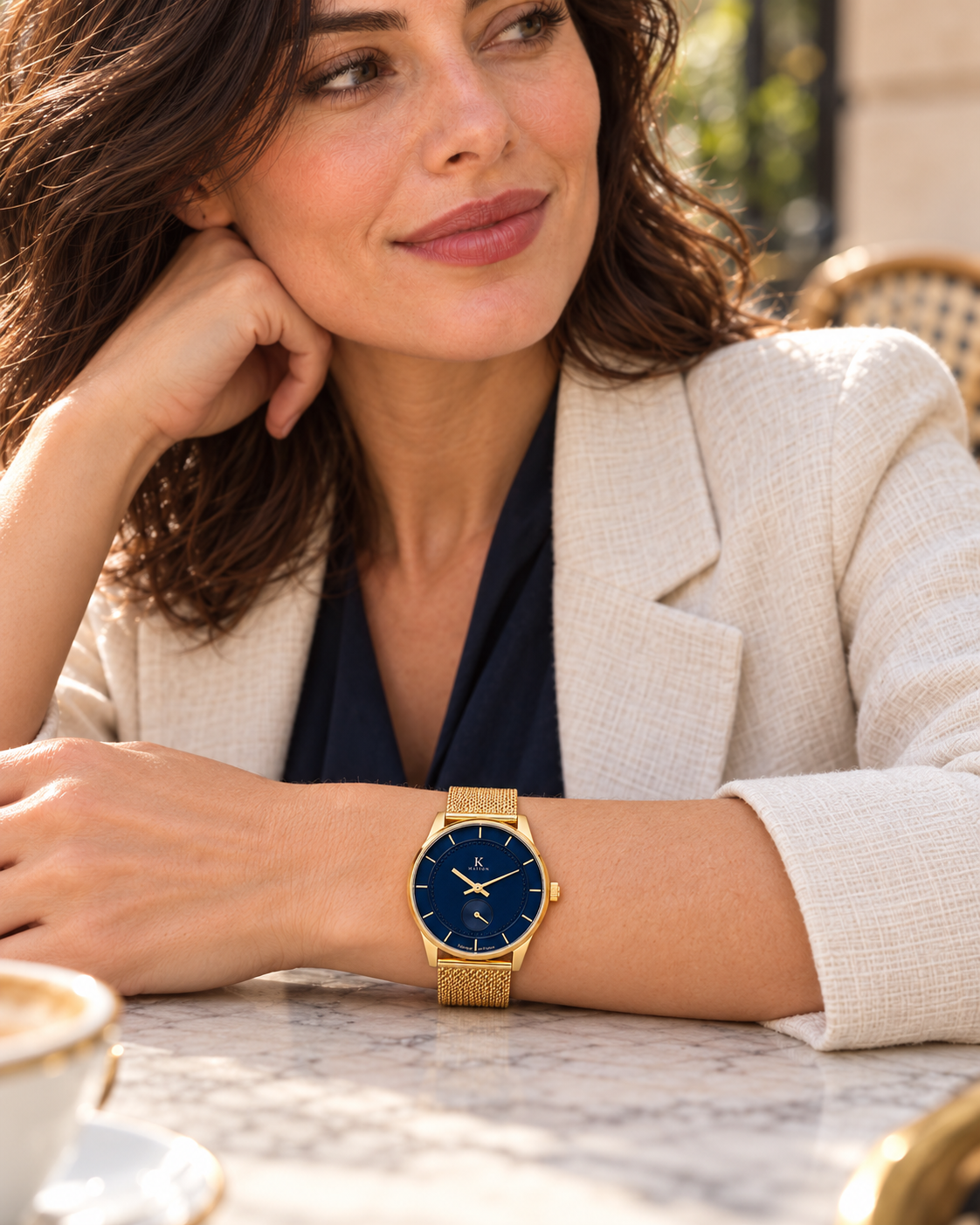 Minimes Navy — Maison Kidora · Photo au poignet