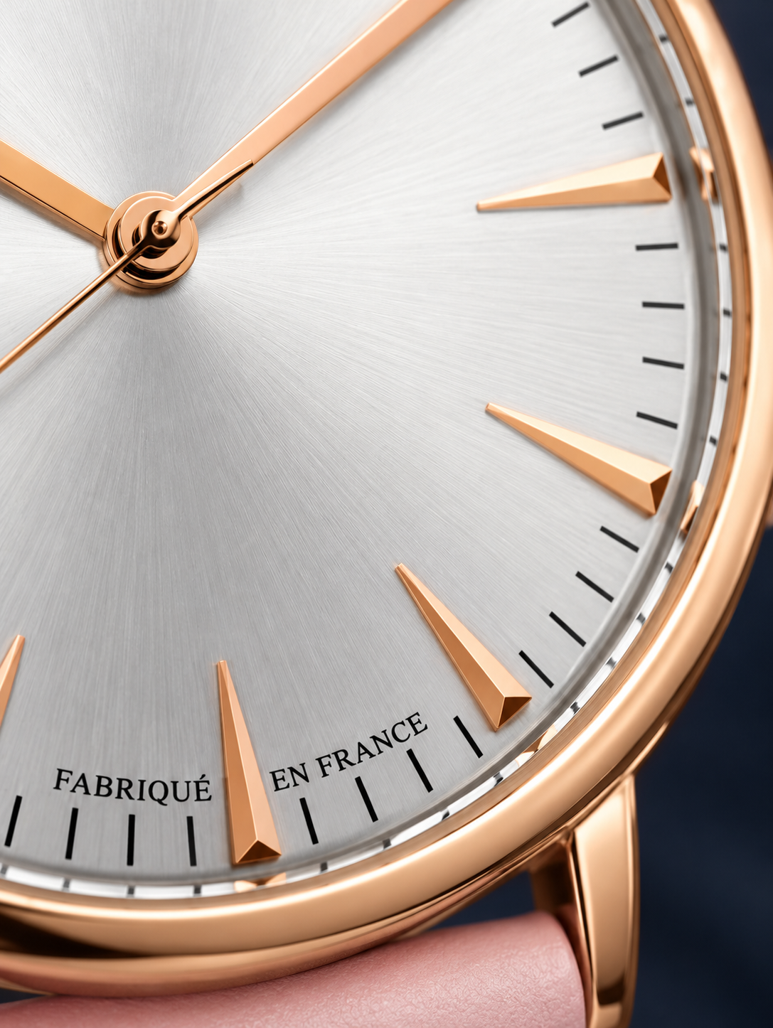 CHLOTILDE ROSE GOLD — Maison Kidora · Gros plan du cadran