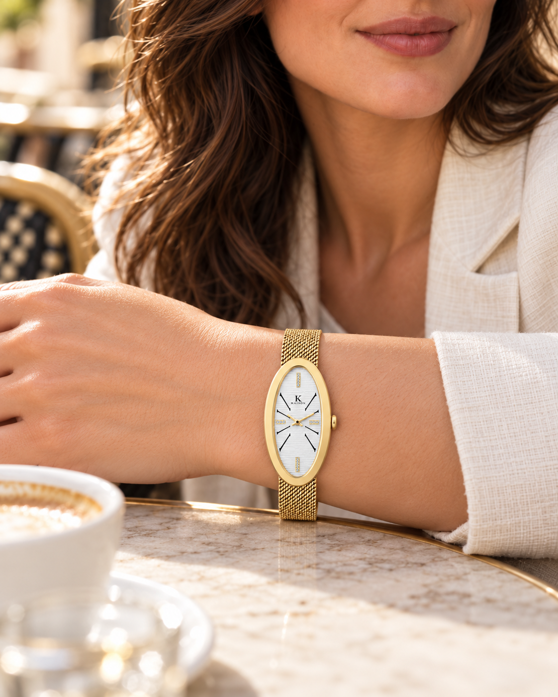 ÉLANCÉE GOLD — Maison Kidora · Photo au poignet