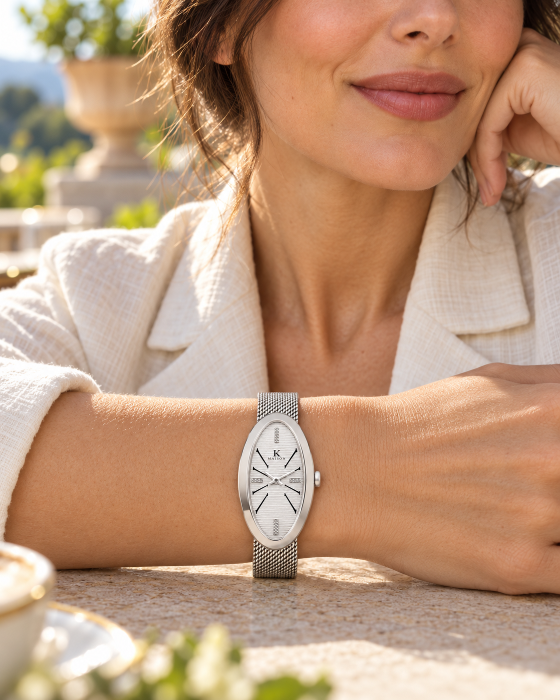 ÉLANCÉE SILVER — Maison Kidora · Photo au poignet
