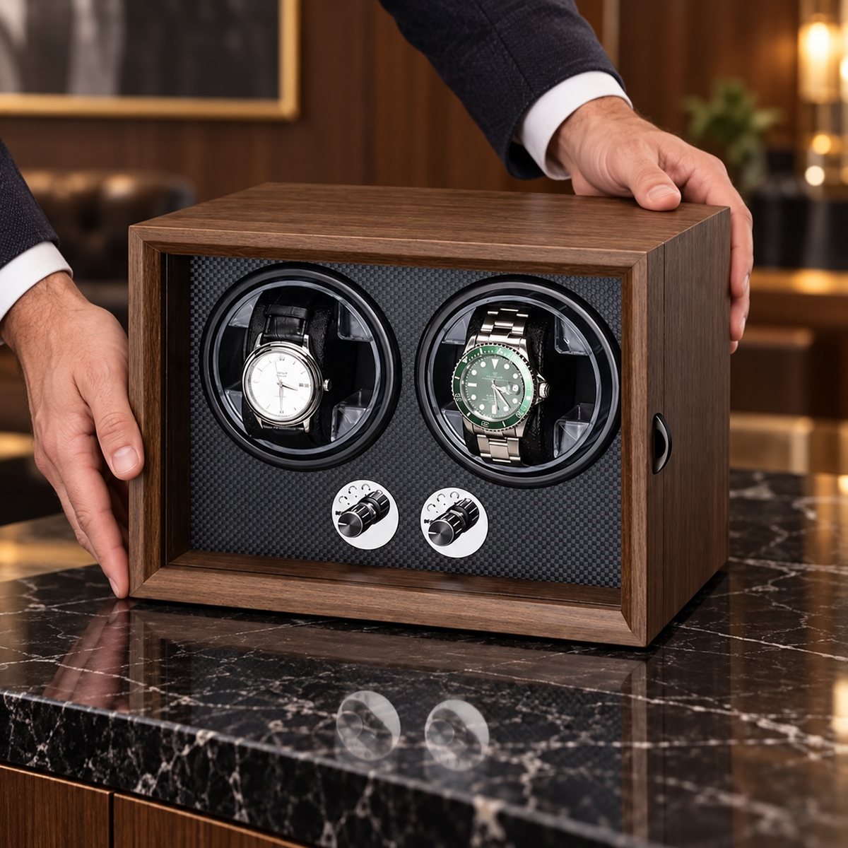 Remontoir pour 2 montres automatiques – Prestige